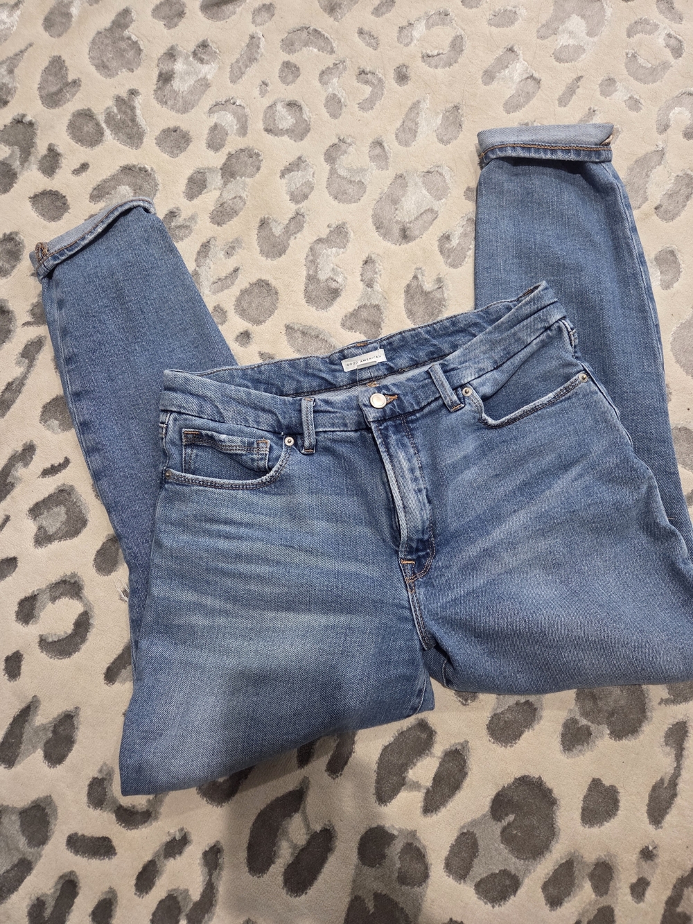 Good American Light Blue Skinny Jeans